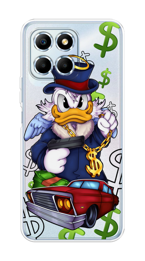 

Чехол на Huawei Honor X6/X6s "Scrooge McDuck with a Gold Chain", Красный;синий;белый, 6120250-6