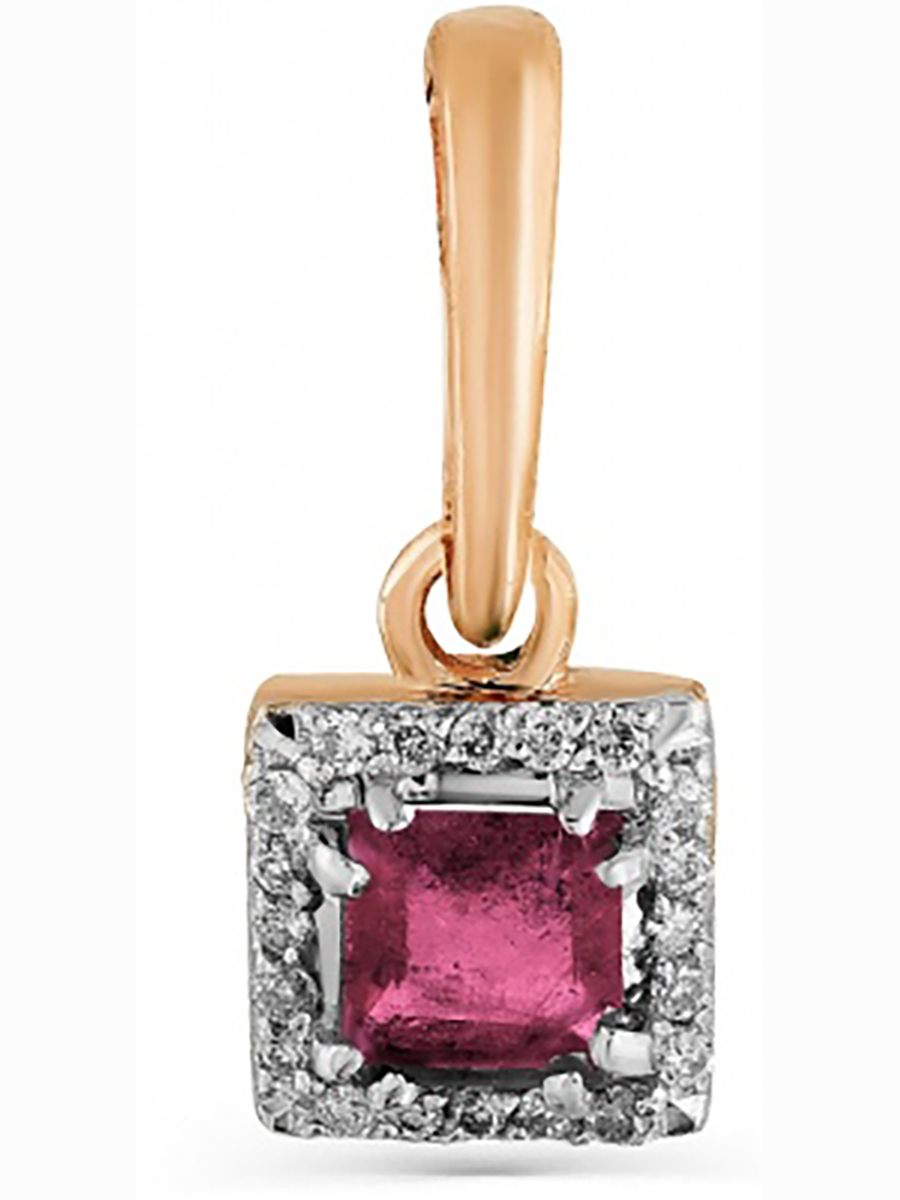 

Подвеска из красного золота с рубином и бриллиантами Master Brilliant 3-923-03, 3-923-03