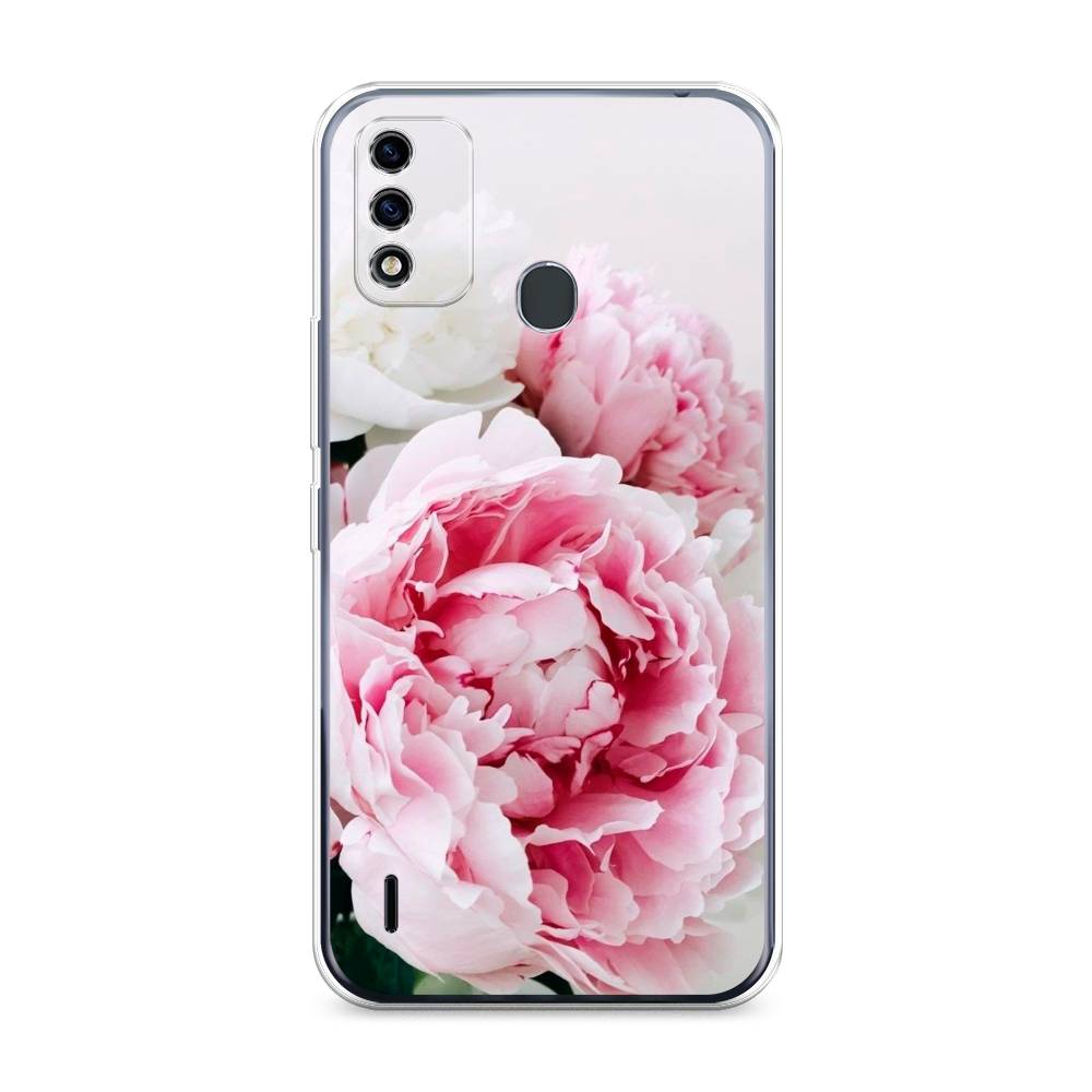 

Чехол для Itel A48 "Розовые и белые пионы", Розовый;белый, 3200150-2