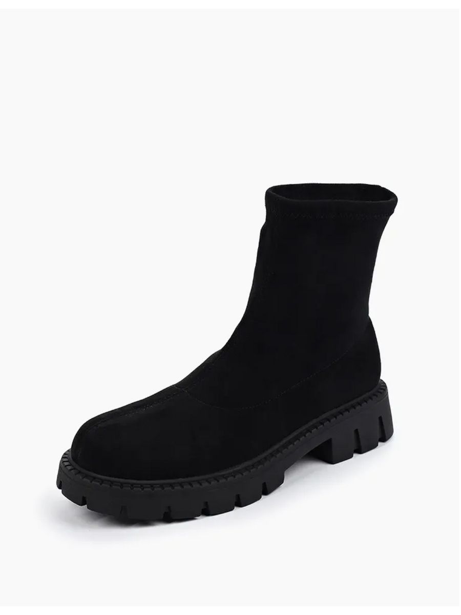 

Полусапоги женские Abricot b-VW-118SB черные 36 RU, Черный, b-VW-118SB