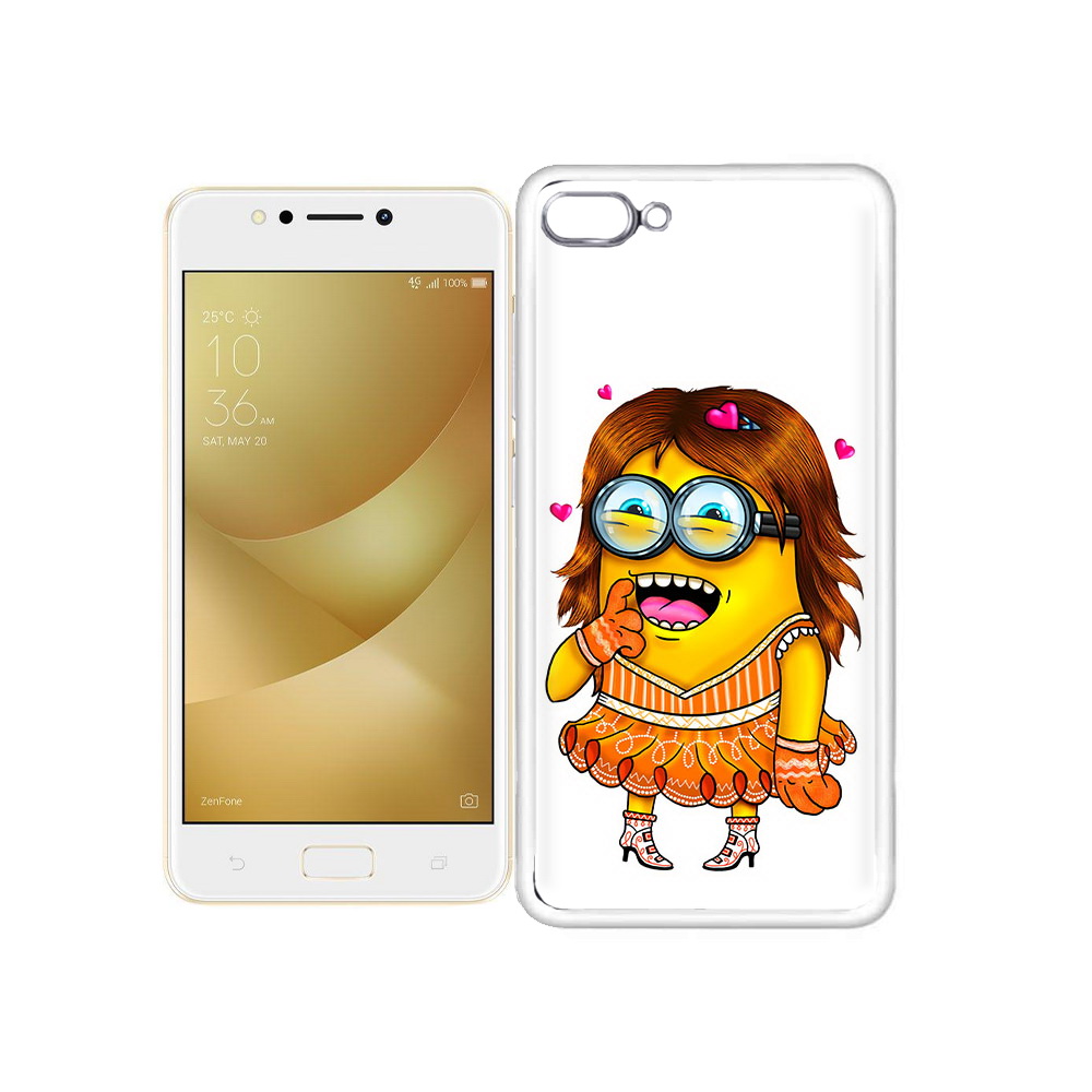 

Чехол MyPads Tocco для Asus ZenFone 4 Max Миньон девочка, Прозрачный, Tocco