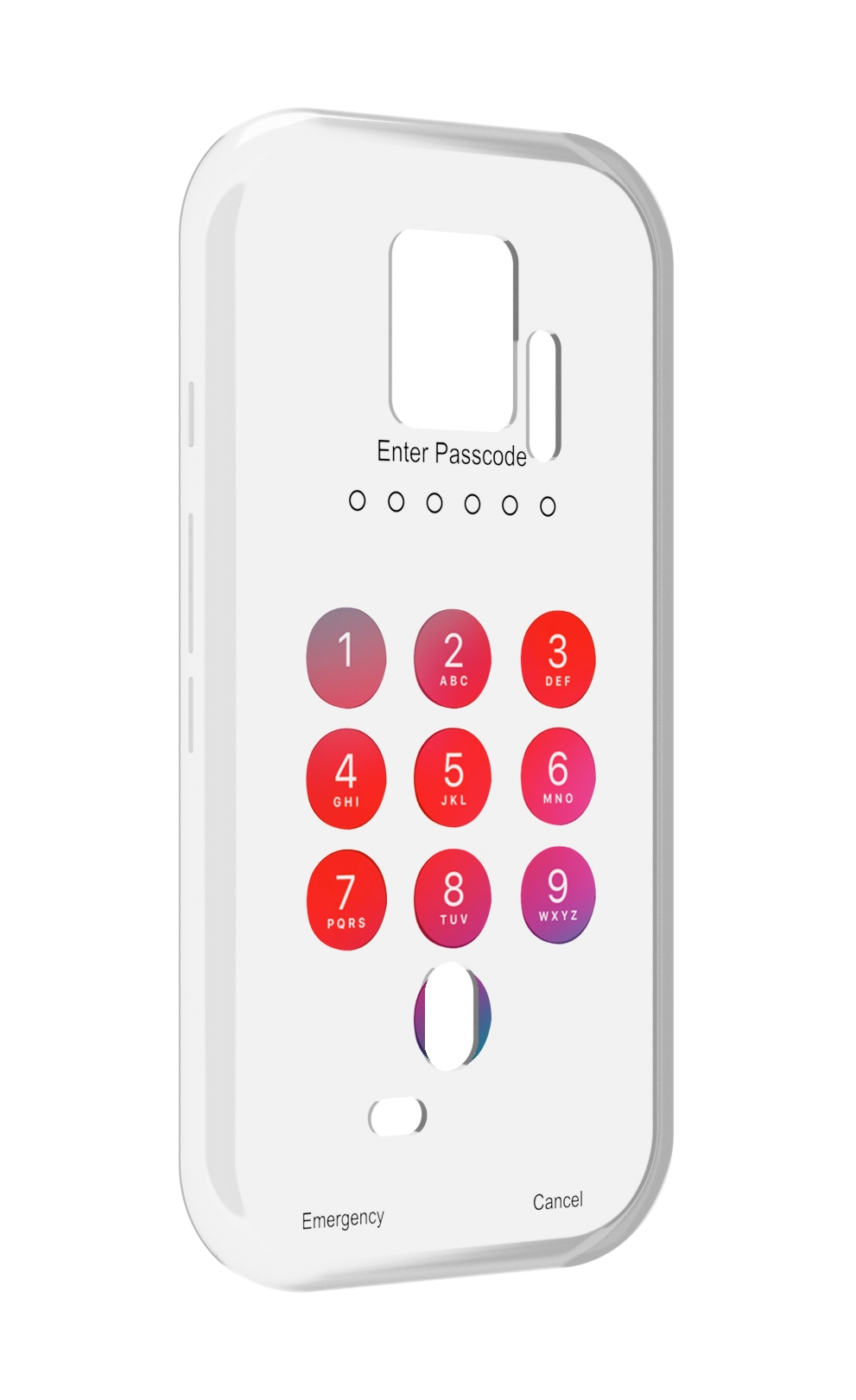 

Чехол MyPads введите-пароль для ZTE Nubia Red Magic 7S Pro, Прозрачный, Tocco