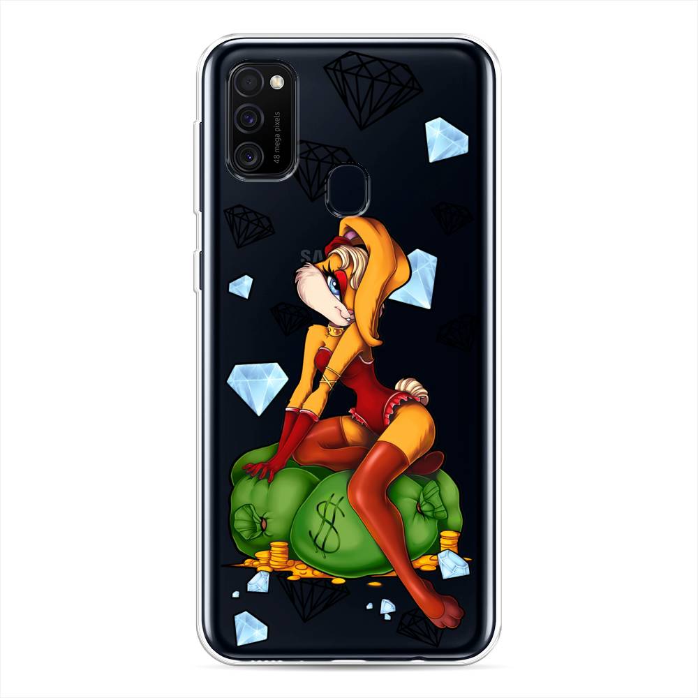 

Чехол для Samsung Galaxy M30s/M21 "Лола Банни с бриллиантами", Красный;оранжевый;зеленый, 29850-6
