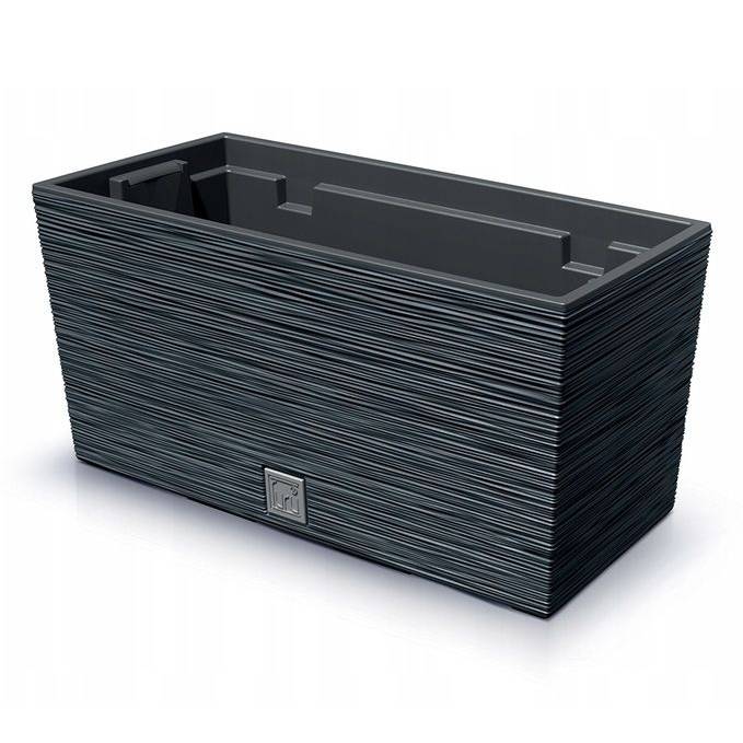 

Цветочное кашпо Prosperplast Furu case напольное низкое PPDFC600-S433 18 л 1 шт. антрацит, Черный, Furu case