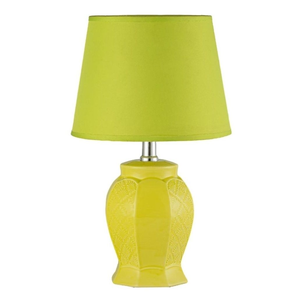 

Настольная лампа Arti Lampadari Gadoni E 4.1.T2 GR Е27 салатовая