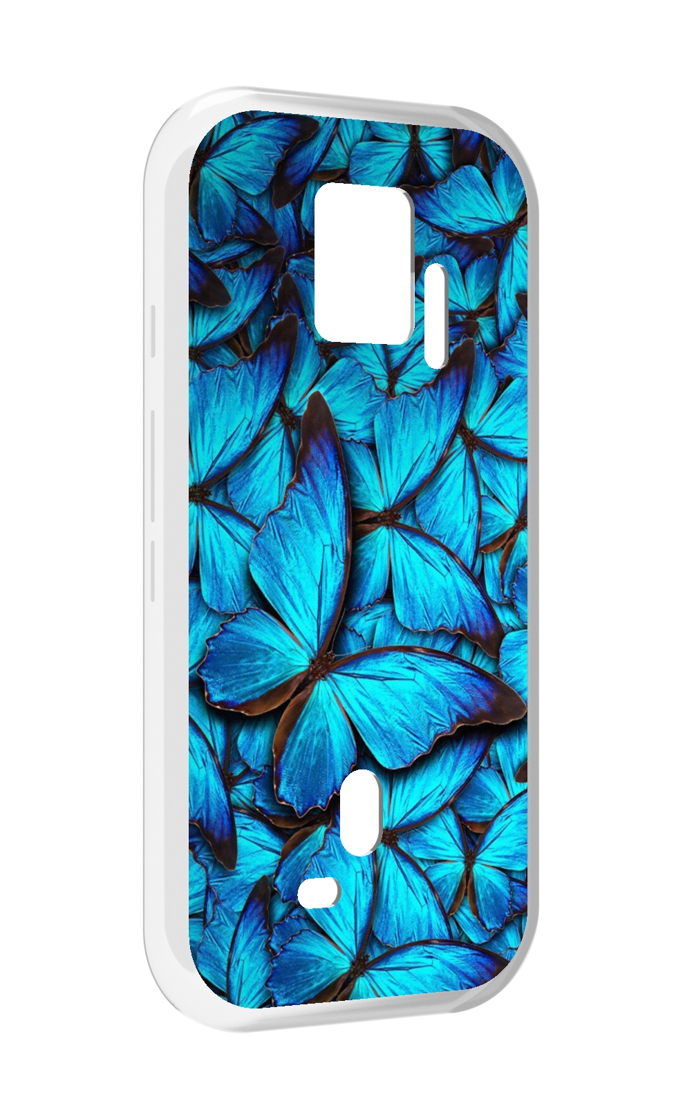 

Чехол MyPads бирюзовые бабочки для ZTE Nubia Red Magic 7S Pro, Прозрачный, Tocco