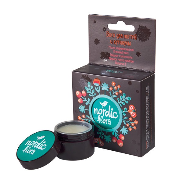 

Воск для ногтей и кутикулы NORDIC FLORA , 12 г