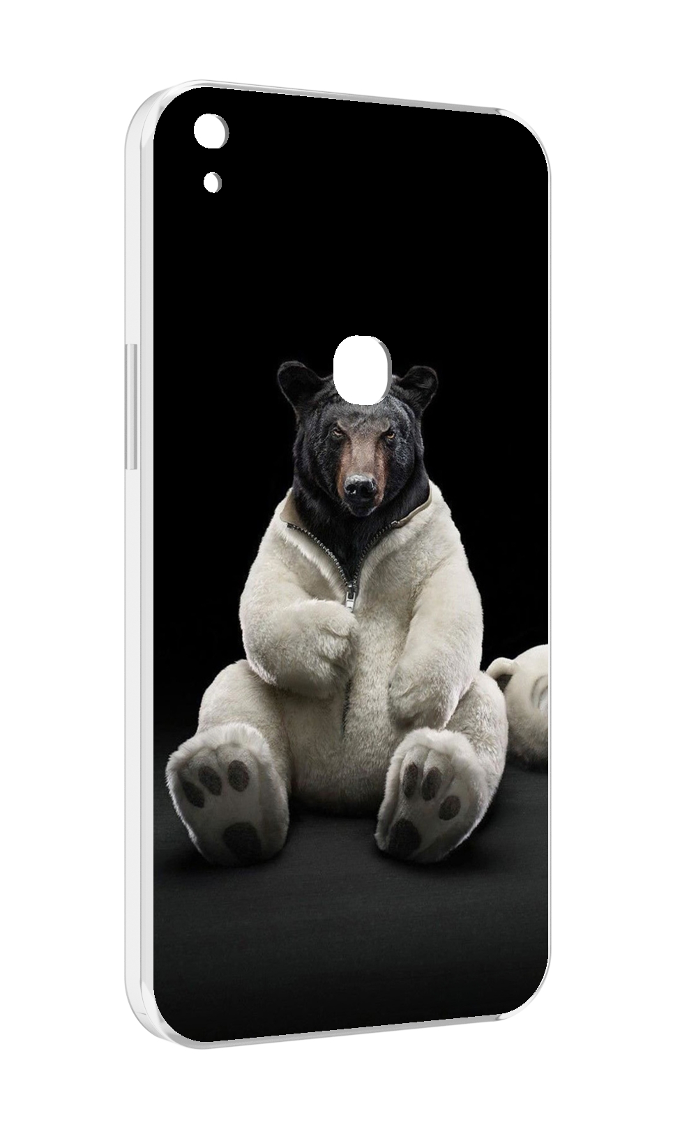 

Чехол MyPads Медведь-бурый-белый для Alcatel SHINE LITE 5080X 5.0, Прозрачный, Tocco