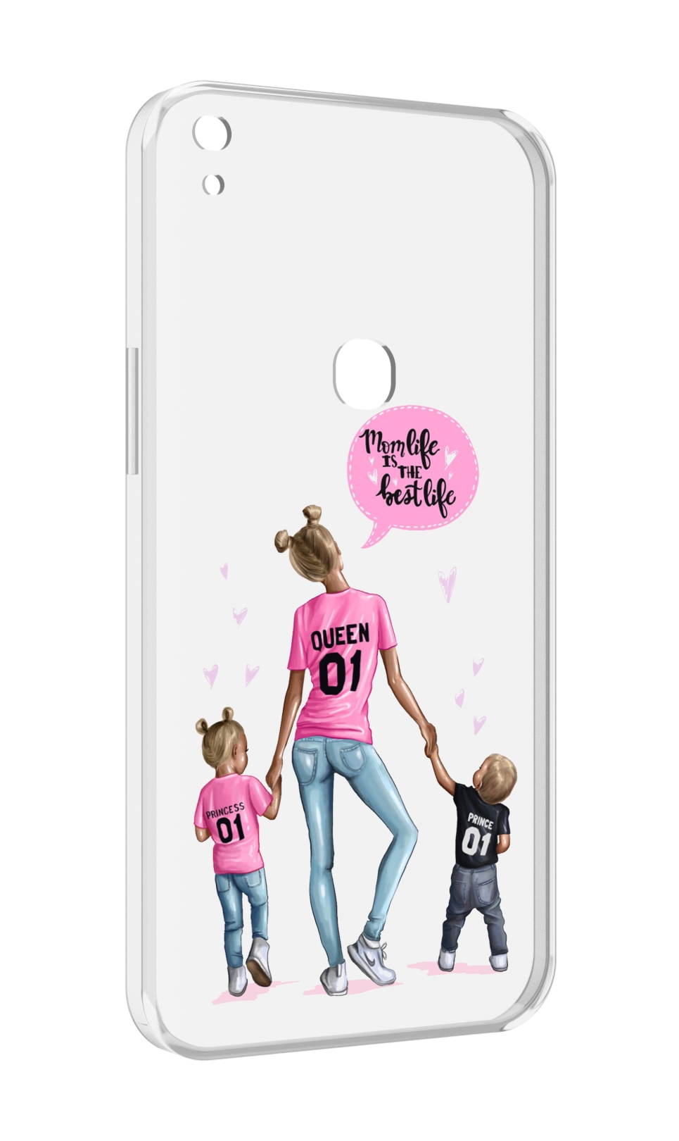 

Чехол MyPads Мама-королева женский для Alcatel SHINE LITE 5080X 5.0, Прозрачный, Tocco