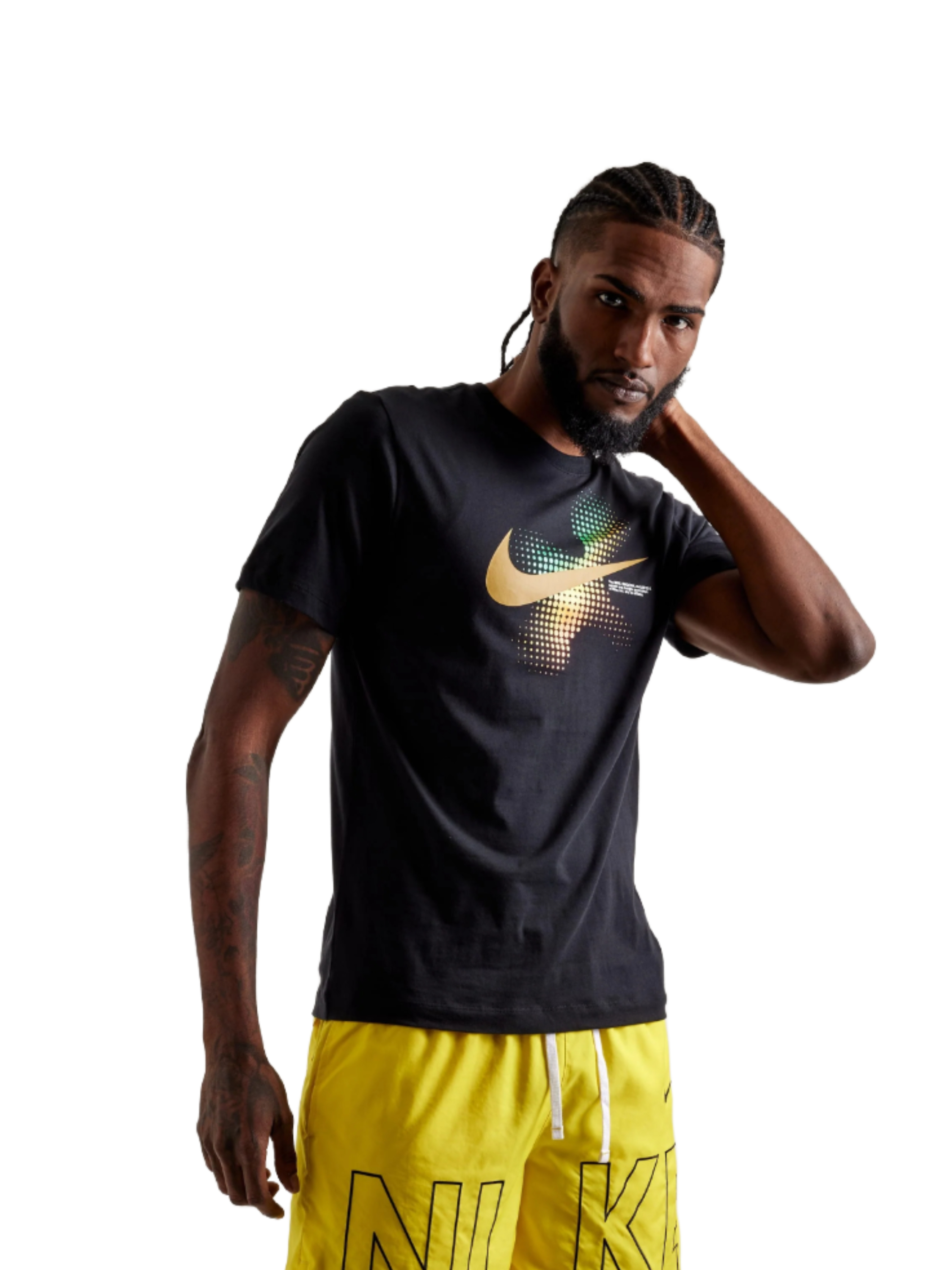 

Футболка мужская Nike Sportswear Swoosh черная XL, Черный, Sportswear Swoosh