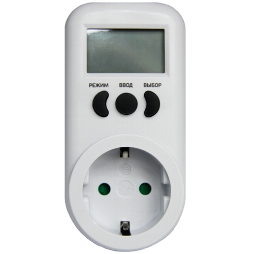 

Ваттметр измеритель мощности GoPower VM 01 16А 3600Вт ЖК-дисплей, белый