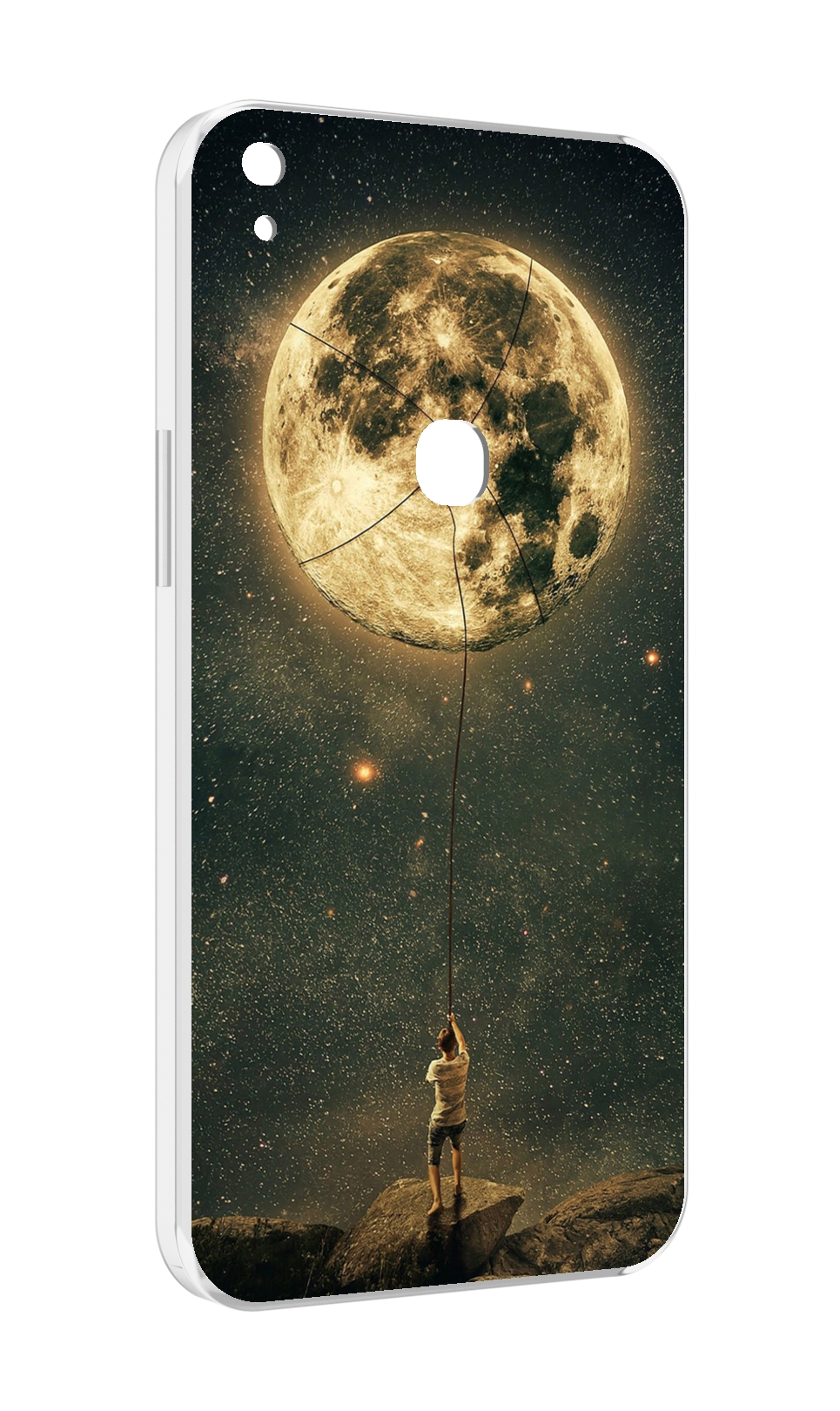 

Чехол MyPads Луна-светит для Alcatel SHINE LITE 5080X 5.0, Прозрачный, Tocco