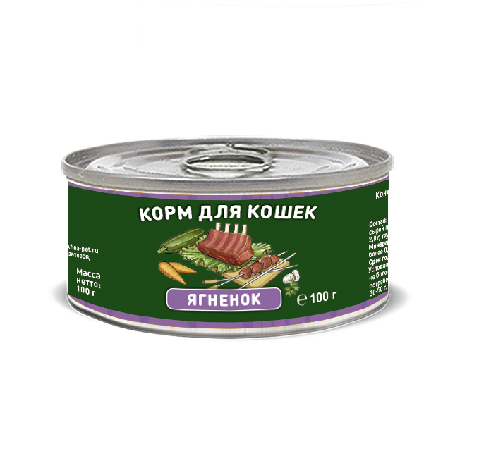 

Консервы для кошек SOLID NATURA Holistic Monoprotein, беззерновые с ягненком, 24шт по 100г, Holistic Monoprotein