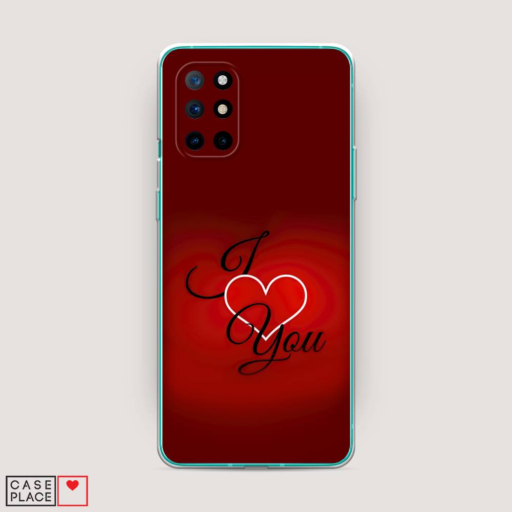 

Чехол Awog на OnePlus 8T / ВанПлас 8T "I love you 3", Красный;черный, 151150-6