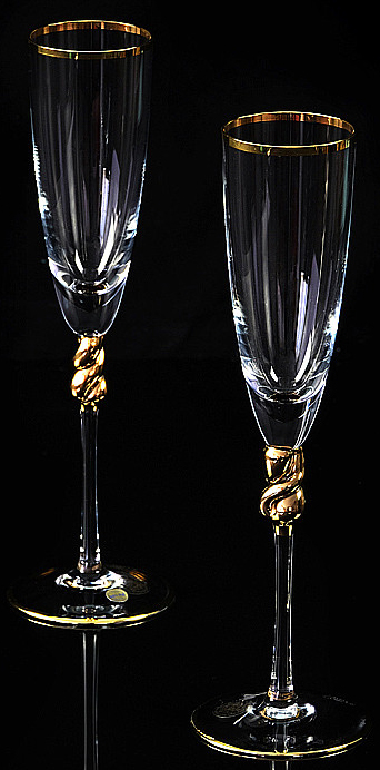 Набор из 2х бокалов для шампанского Amore 2 бокала