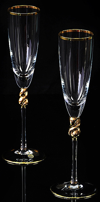 Набор из 2х бокалов для шампанского Amore 2 бокала