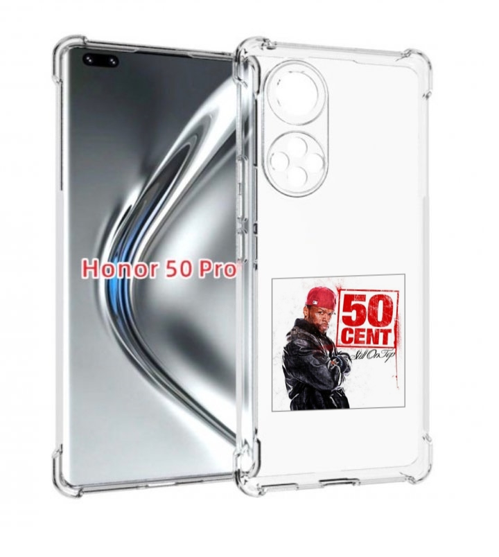 

Чехол бампер MyPads 50 Cent - Still On Top для Honor 50 P, Прозрачный, Tocco