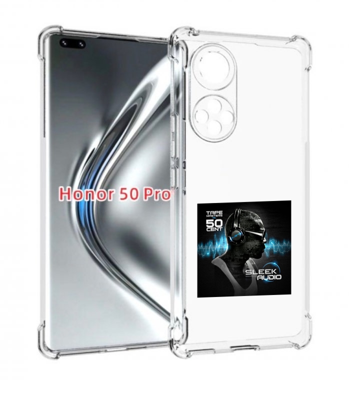 

Чехол бампер MyPads 50 Cent - Sleek Audio для Honor 50 Pr, Прозрачный, Tocco