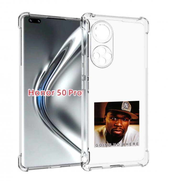 

Чехол бампер MyPads 50 Cent - Going No Where для Honor 50, Прозрачный, Tocco