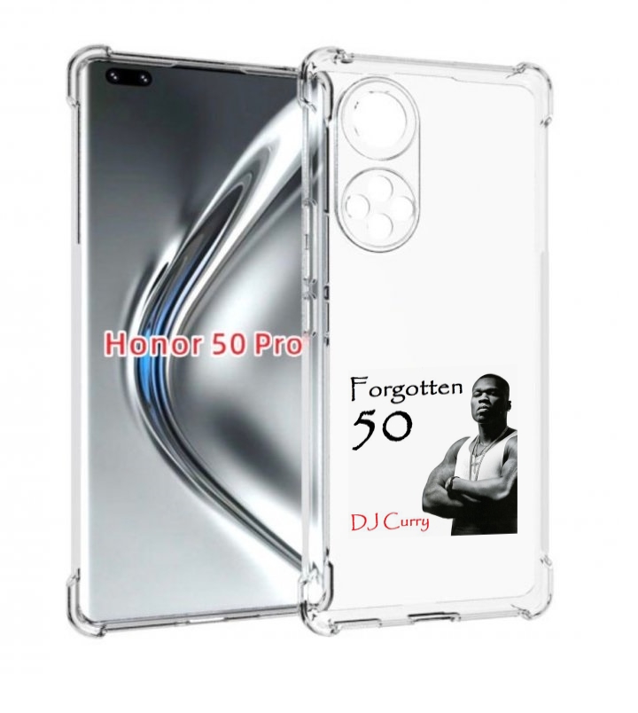 

Чехол бампер MyPads 50 Cent - Forgotten 50 для Honor 50 P, Прозрачный, Tocco