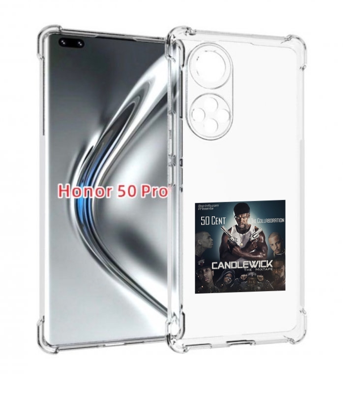 

Чехол бампер MyPads 50 Cent - CandleWick для Honor 50 Pro, Прозрачный, Tocco