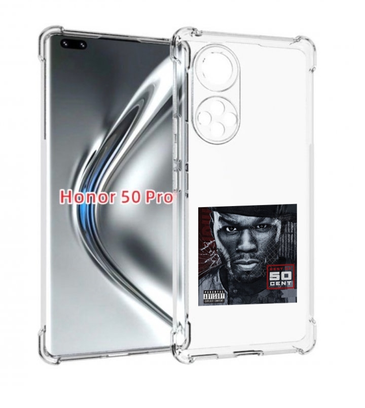 

Чехол бампер MyPads 50 Cent - Best Of для Honor 50 Pro/No, Прозрачный, Tocco