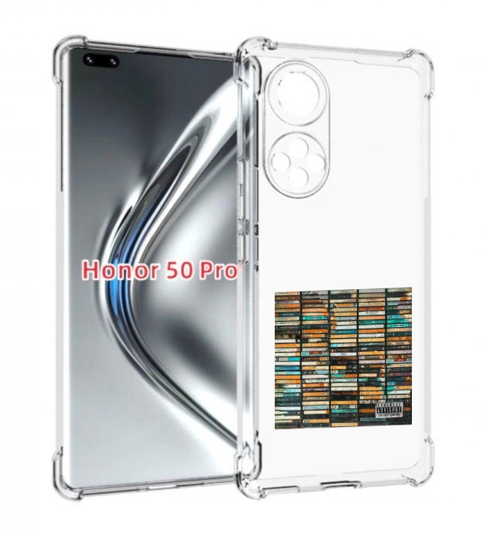 

Чехол бампер MyPads 2004 Скриптонит для Honor 50 Pro/Nova, Прозрачный, Tocco