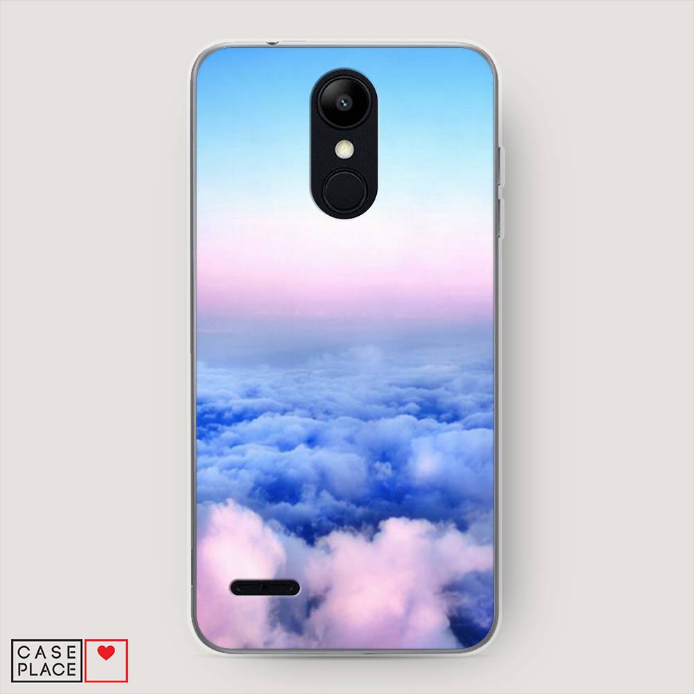 

Чехол Awog на LG K9 (K8 2018) "Облака", Голубой;розовый, 83750-4