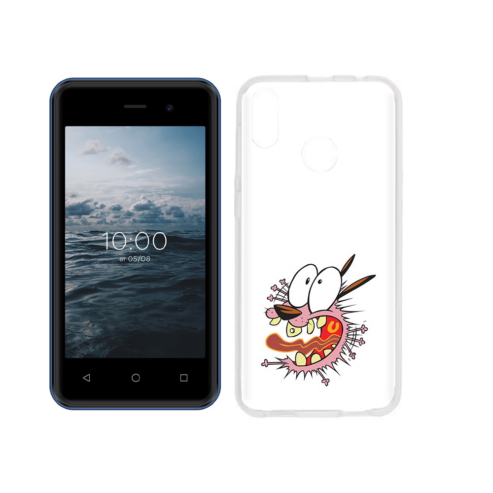 

Чехол MyPads Tocco для BQ 4030G Nice Mini испуганный бобик, Прозрачный, Tocco