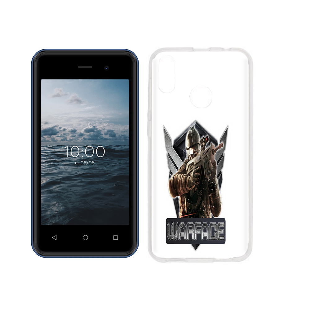 

Чехол MyPads Tocco для BQ 4030G Nice Mini игра про войну, Прозрачный, Tocco