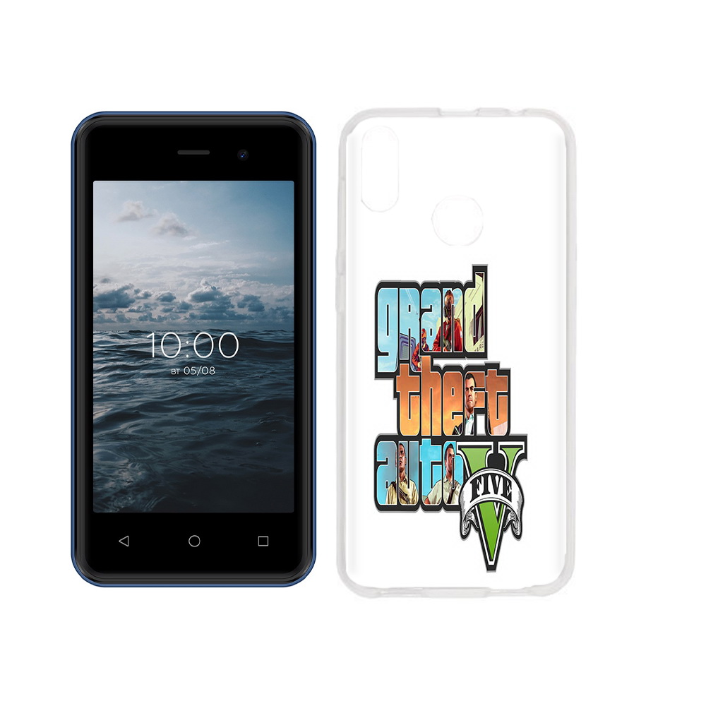 

Чехол MyPads Tocco для BQ 4030G Nice Mini игра гта, Прозрачный, Tocco