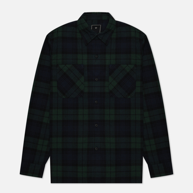Мужская рубашка maharishi Flannel чёрный, Размер XXL