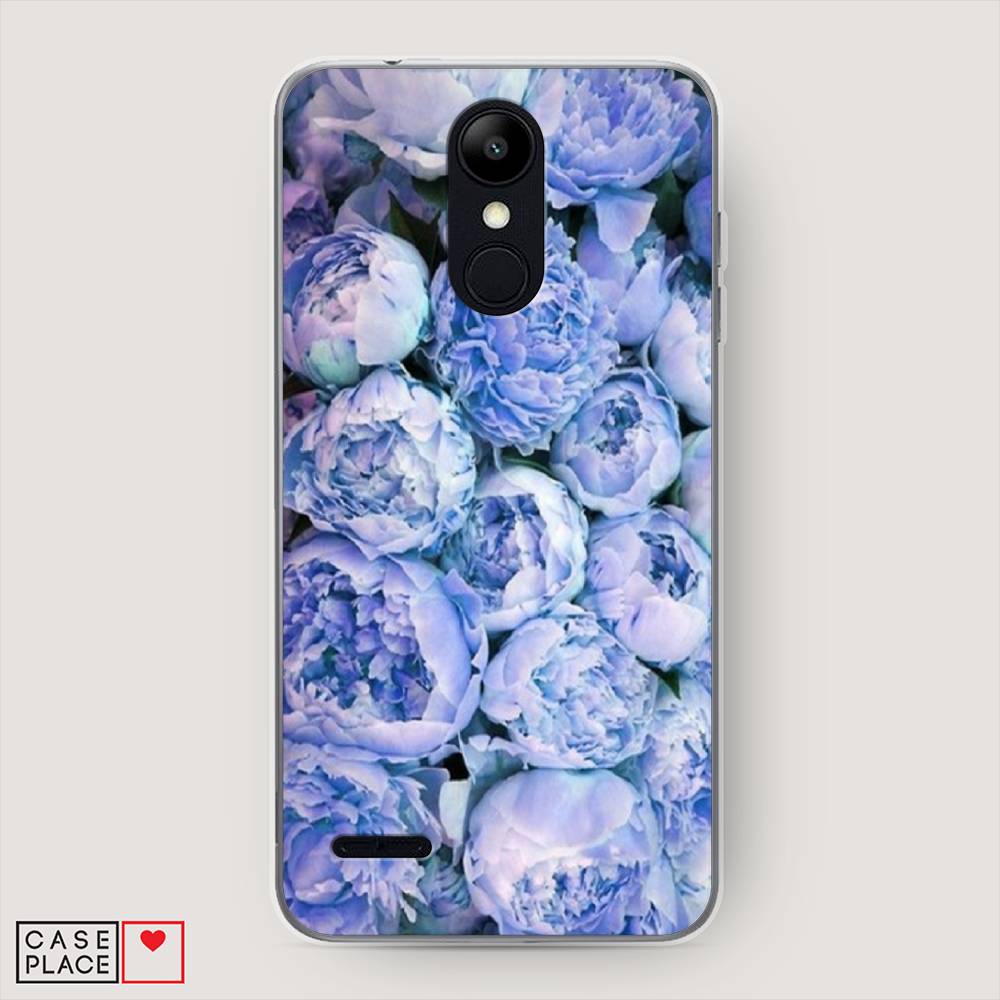 

Чехол Awog на LG K9 (K8 2018) "Пионы голубые", Голубой, 83750-8