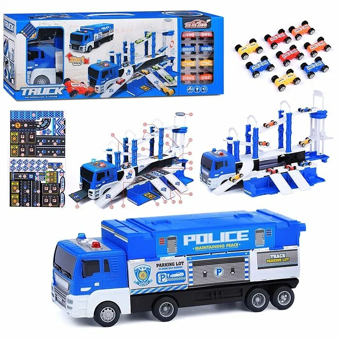 

Машина-Трек 660-S17 "Гонки на горках" в коробке (синий), Автотреки