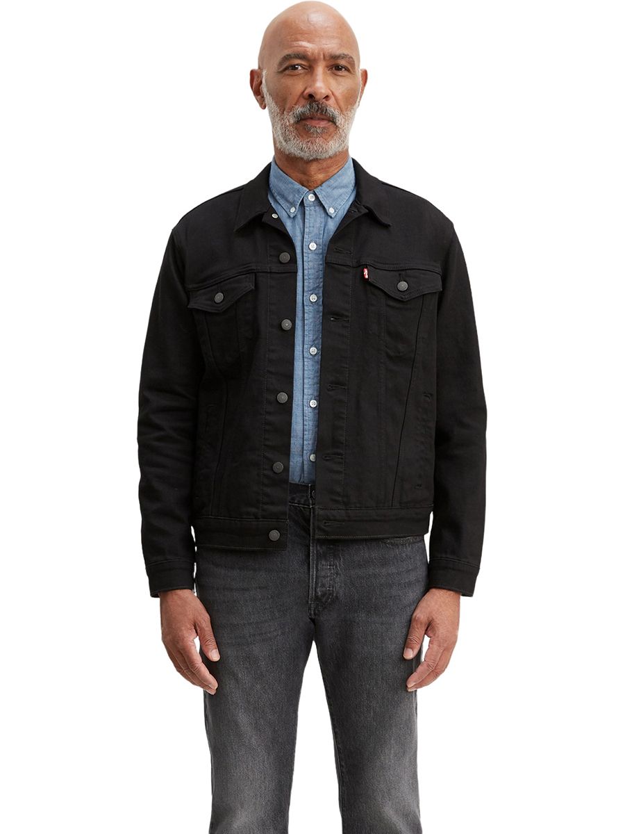 

Джинсовая куртка мужская Levi's 72334-0403 черная 2XL, 72334-0403