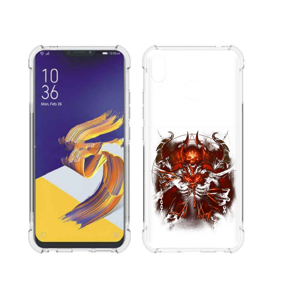 Чехол MyPads Tocco для Asus ZenFone 5 яркий демон
