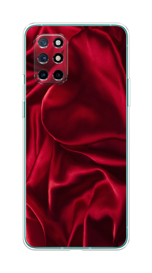 

Чехол Awog на OnePlus 8T / ВанПлас 8T "Текстура красный шелк", 151150-3