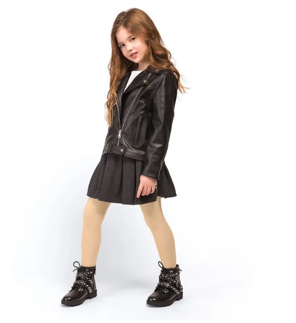 Колготки для девочек Incanto Micro 50, цвет melon, бежевый, размер 140-146)