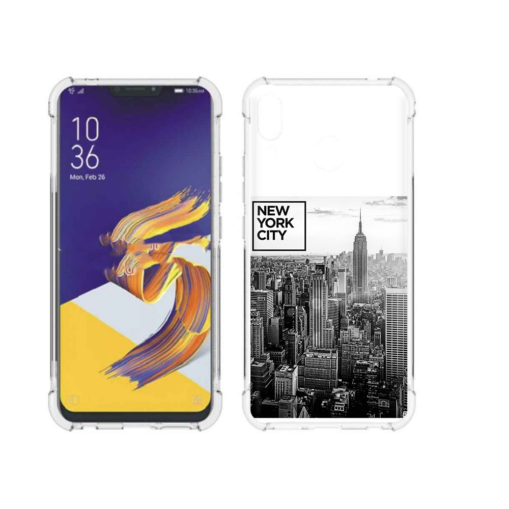 

Чехол MyPads Tocco для Asus ZenFone 5 черно белый ньюерк, Прозрачный, Tocco