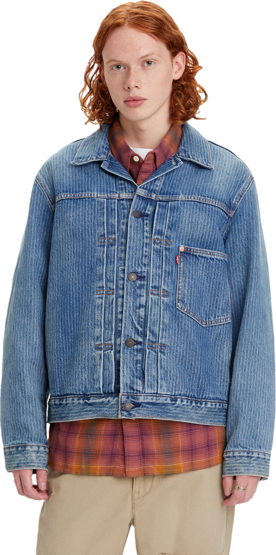 

Джинсовая куртка мужская Levi's A3174-0010 синяя XS, Синий, A3174-0010