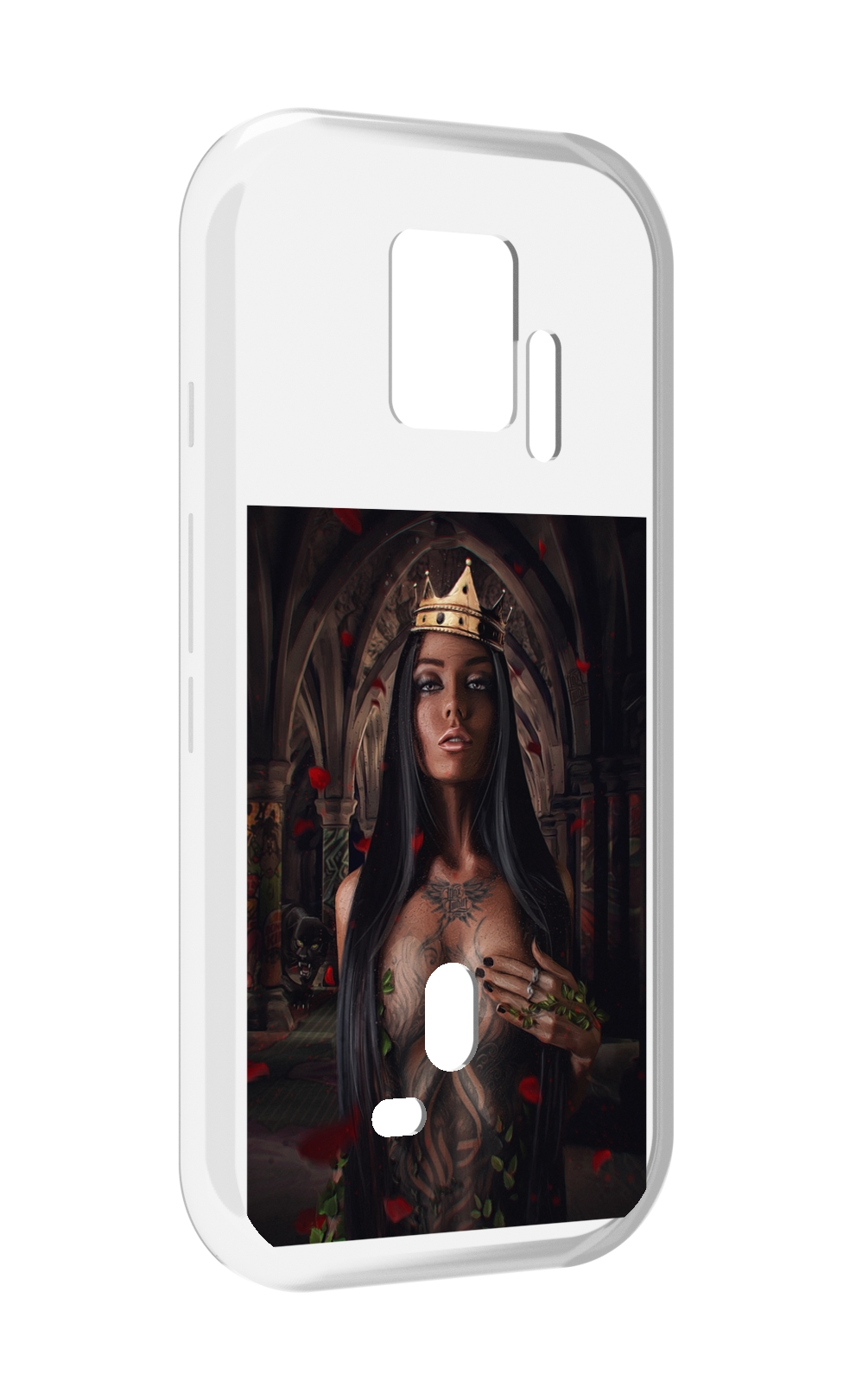 

Чехол MyPads багровый-пик для ZTE Nubia Red Magic 7S Pro, Прозрачный, Tocco