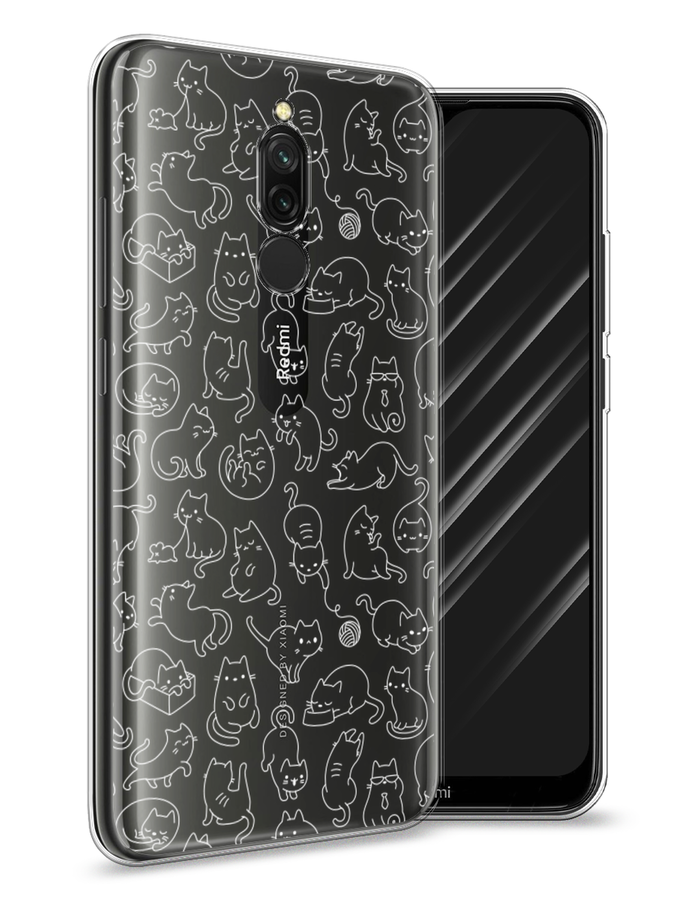 

Чехол Awog на Xiaomi Redmi 8 "Шкодливые котики", Разноцветный, 37150-2