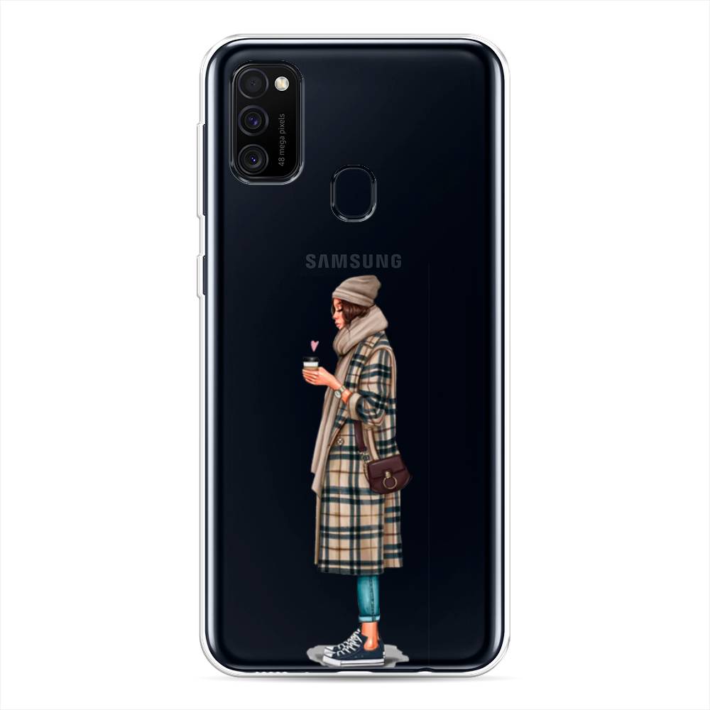 

Чехол для Samsung Galaxy M30s/M21 "Утренний кофе", Коричневый;бежевый, 29850-6