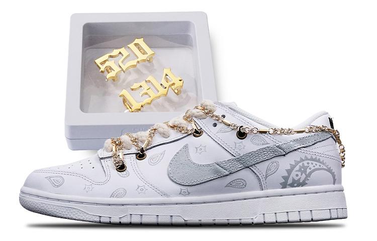 

Кеды унисекс Nike Dunk Low Animal Print Vibe белые 42.5 EU, Белый, Dunk Low Animal Print Vibe