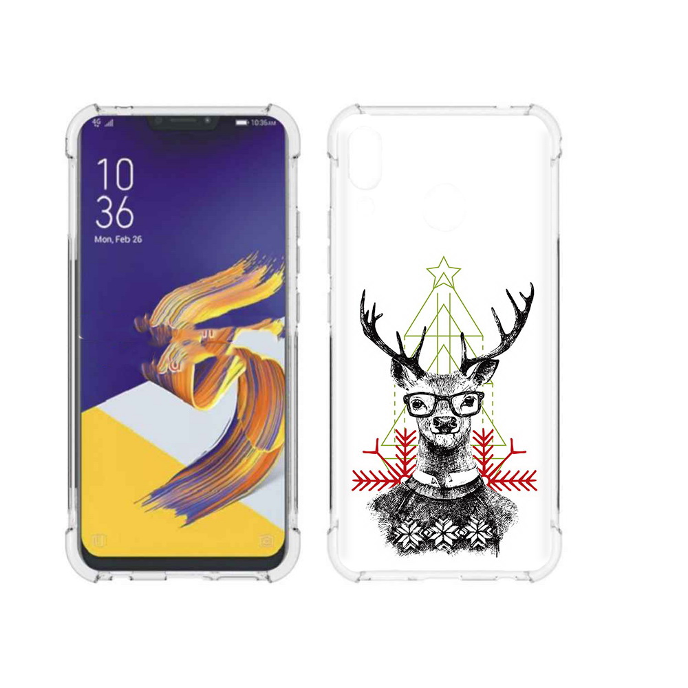 

Чехол MyPads Tocco для Asus ZenFone 5 умный олень, Прозрачный, Tocco