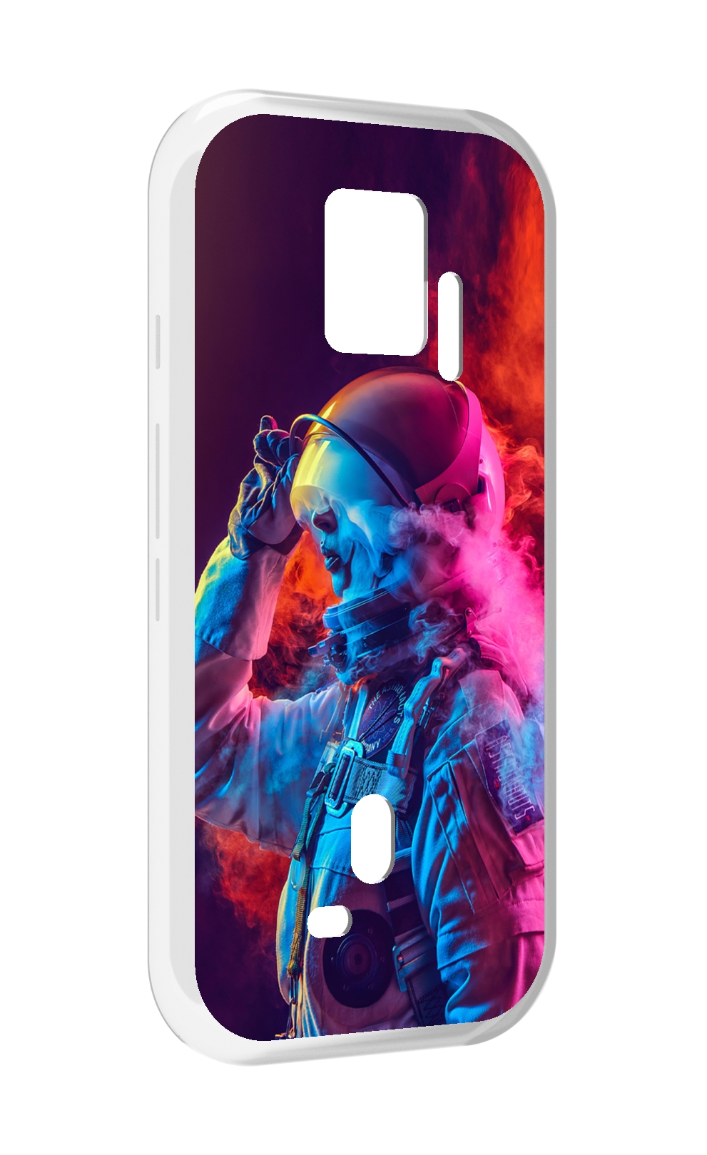 Чехол MyPads астронавт в дыму для ZTE Nubia Red Magic 7S Pro
