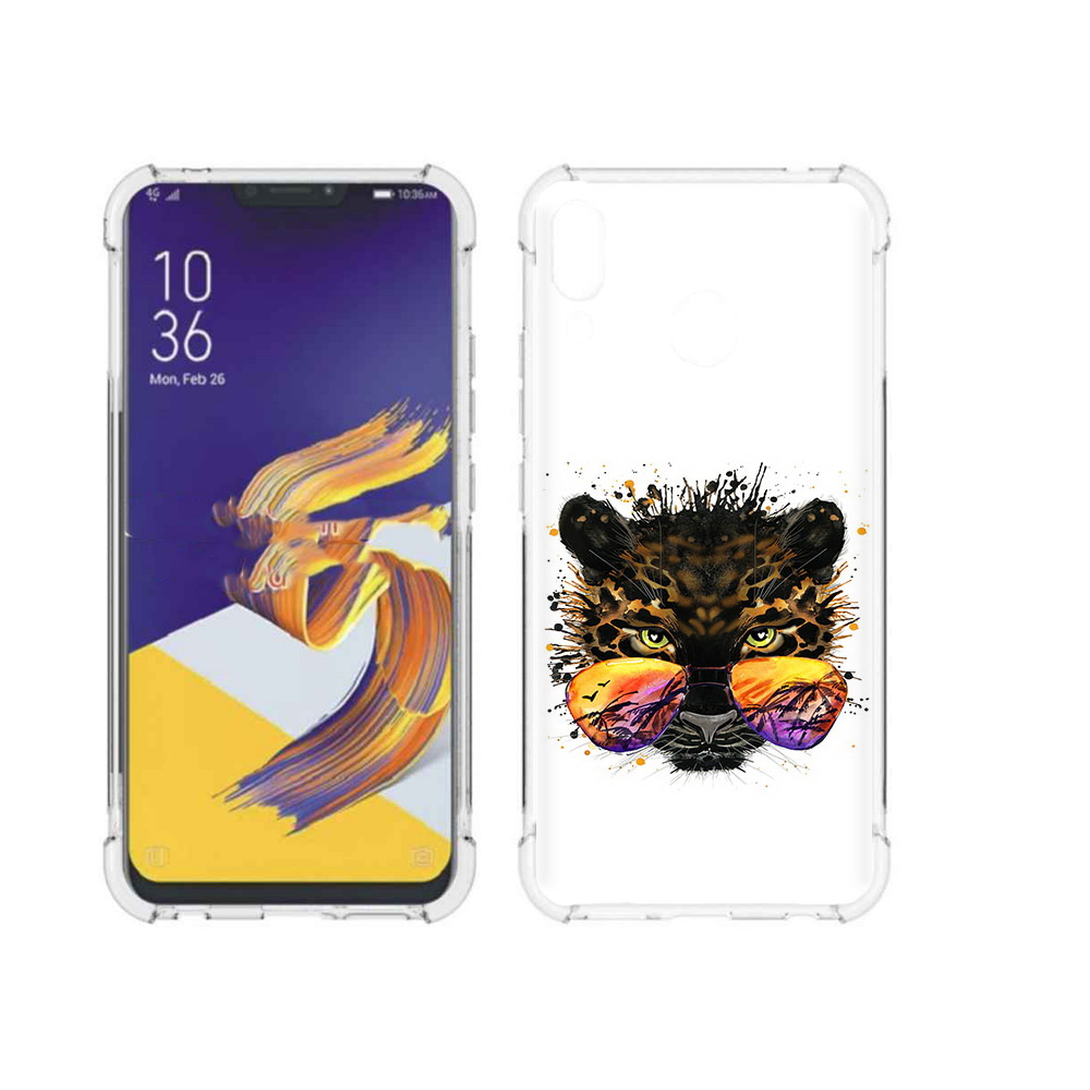 

Чехол MyPads Tocco для Asus ZenFone 5 тропический леопард, Прозрачный, Tocco