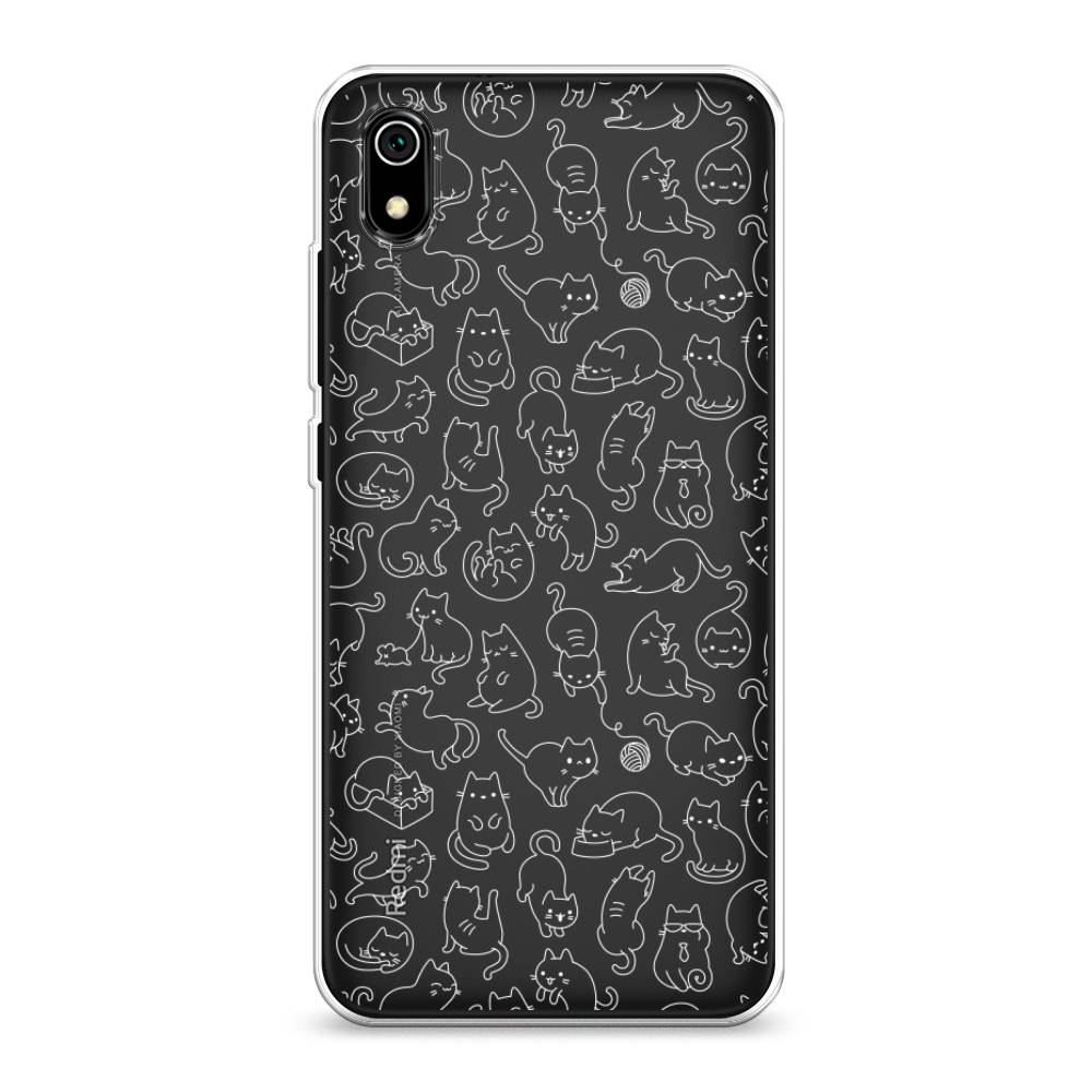 

Чехол Awog на Xiaomi Redmi 7A "Шкодливые котики", Разноцветный, 35450-2