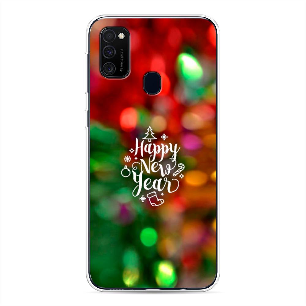 

Чехол для Samsung Galaxy M30s/M21 "Новый Год на елке", Зеленый;красный;желтый, 29850-5