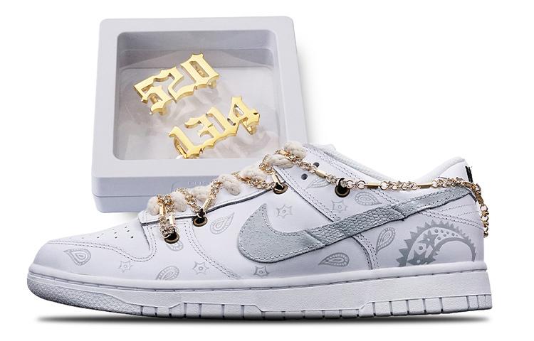 

Кеды унисекс Nike Dunk Low Animal Print Vibe белые 40 EU, Белый, Dunk Low Animal Print Vibe